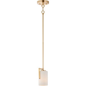 Dart 1 Light 4 inch Satin Brass Mini Pendant Ceiling Light