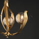 Firenze 3 Light 26.5 inch Gold Leaf Chandelier Ceiling Light