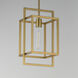 Gridline 1 Light 8 inch Natural Aged Brass Single Pendant Ceiling Light