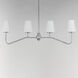 Durham 4 Light 38.5 inch Polished Chrome Linear Pendant Ceiling Light