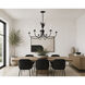 Paloma 8 Light 36 inch Anthracite Chandelier Ceiling Light
