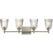 Julip 4 Light 31.75 inch Bathroom Vanity Light