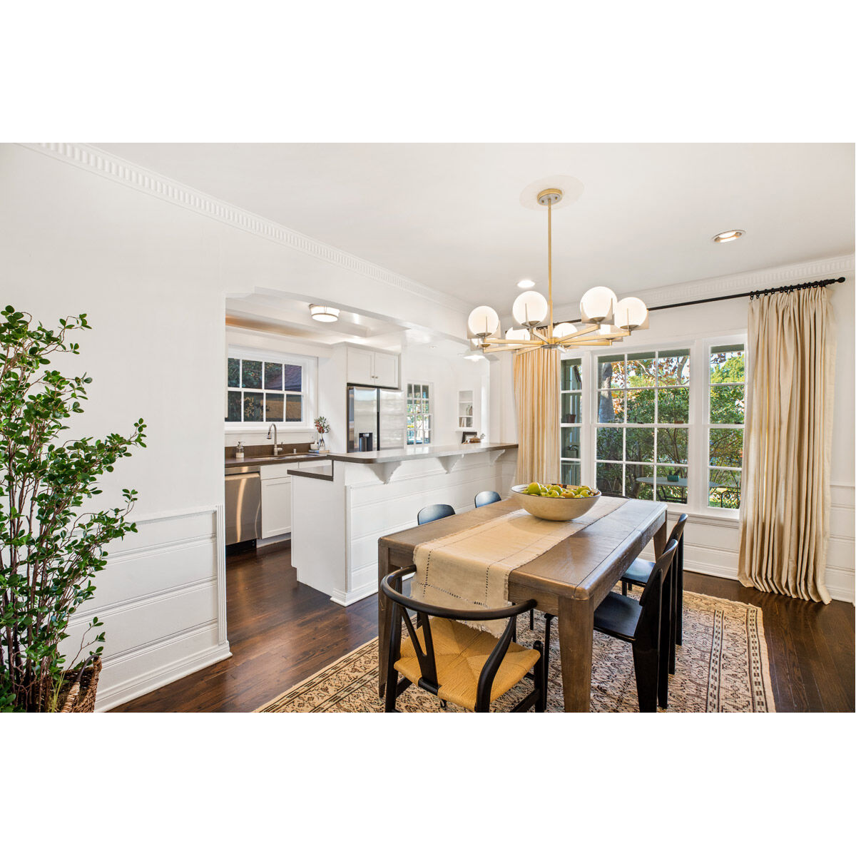 Finn 1 Light 6.5 inch Satin Brass/Brushed Platinum Single Pendant Ceiling Light