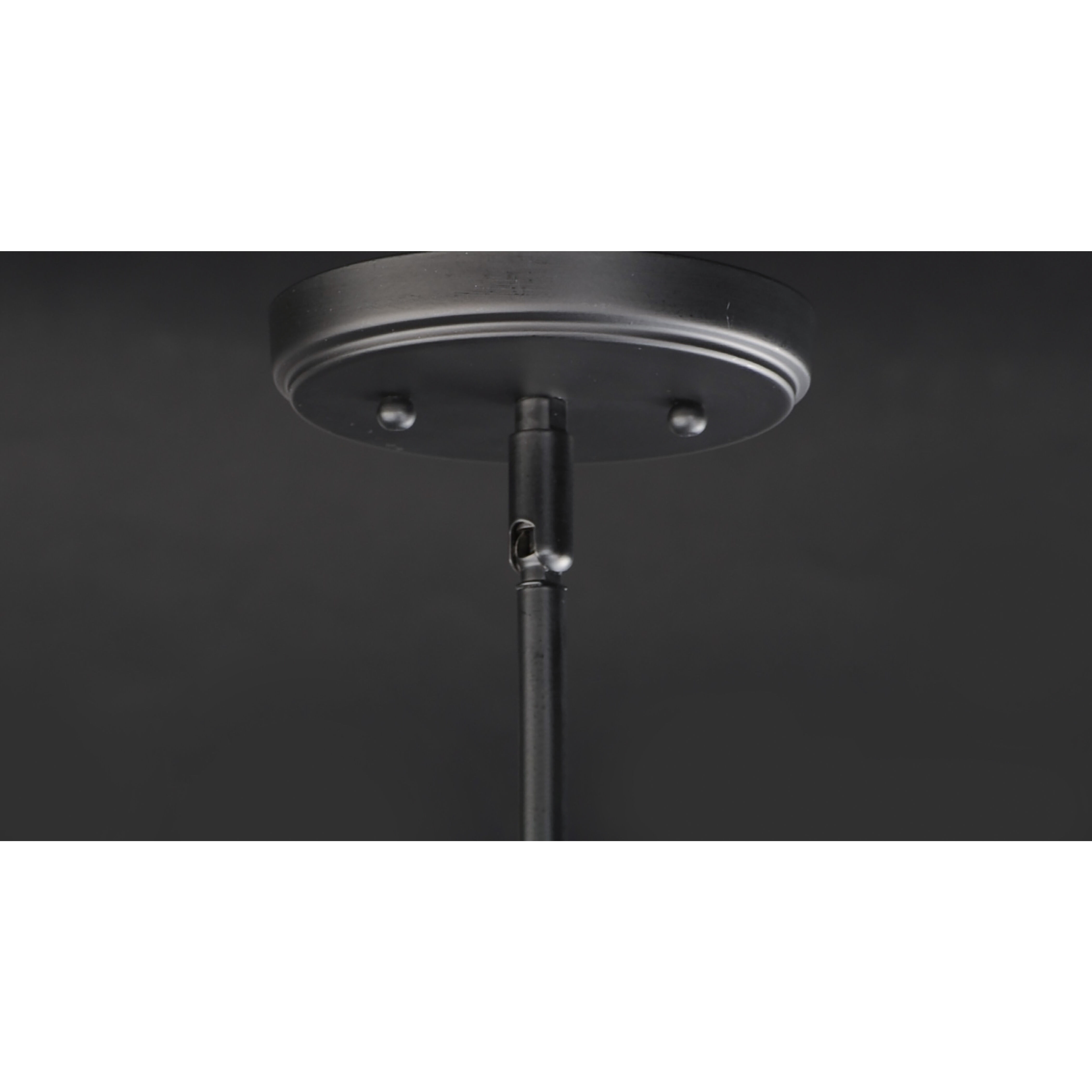 Flambeau 3 Light 13 inch Black/Antique Brass Single Pendant Ceiling Light