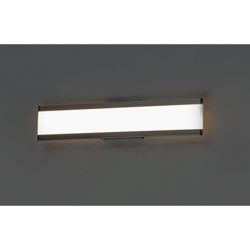 Visor LED 24 inch Black Vanity Light Wall Light