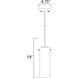 Scope LED 4.75 inch Polished Chrome Single Pendant Ceiling Light