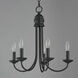 Logan 5 Light 21 inch Black Multi-Light Pendant Ceiling Light