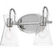 Ava 2 Light 13.5 inch Polished Chrome Bath Vanity Wall Light