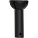 San Gabriel Black Fan Down Rod, Downrod with Ball Joint