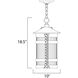 Casa Grande 1 Light 10 inch Anthracite Outdoor Hanging Lantern