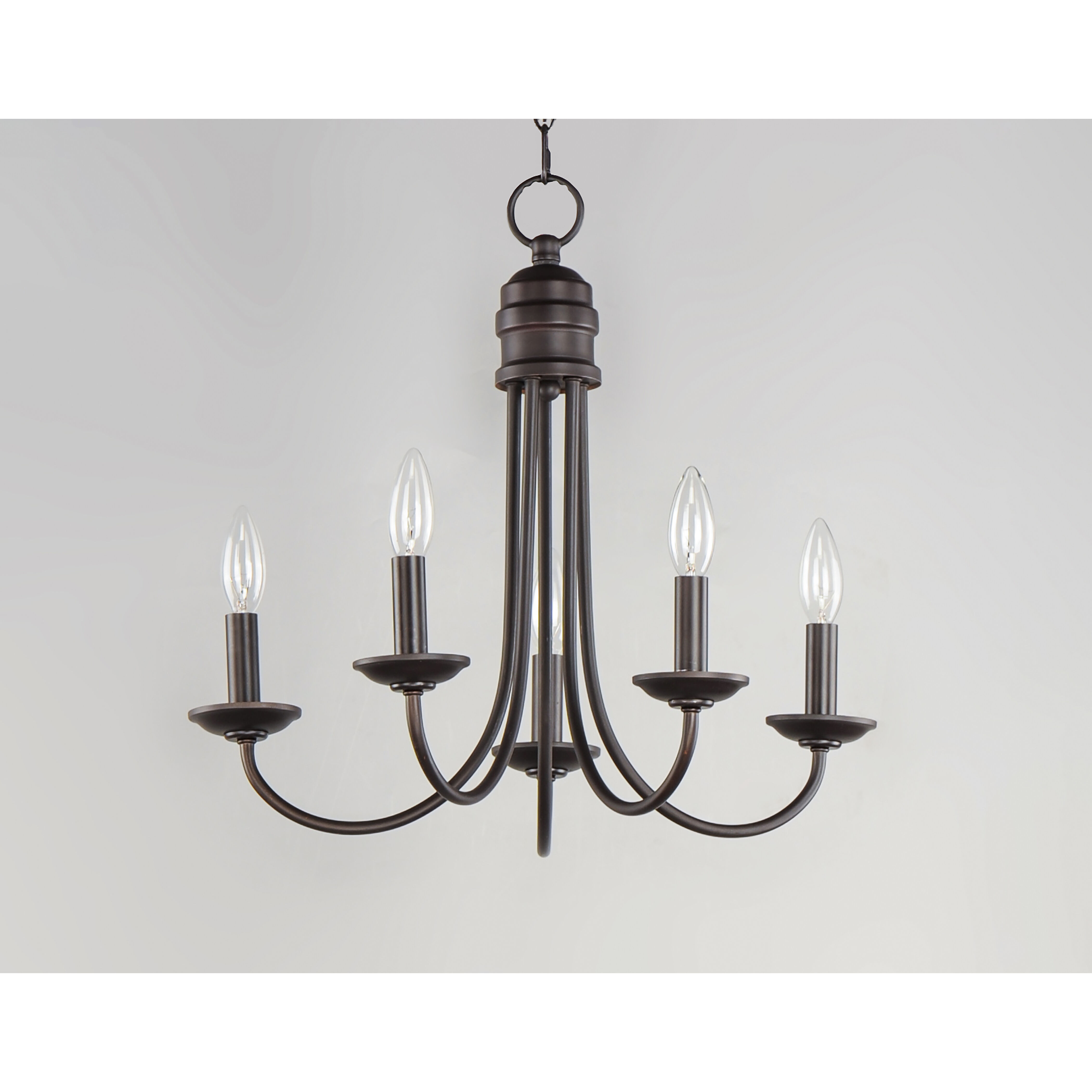 Logan 5 Light 21 inch Oil Rubbed Bronze Multi-Light Pendant Ceiling Light