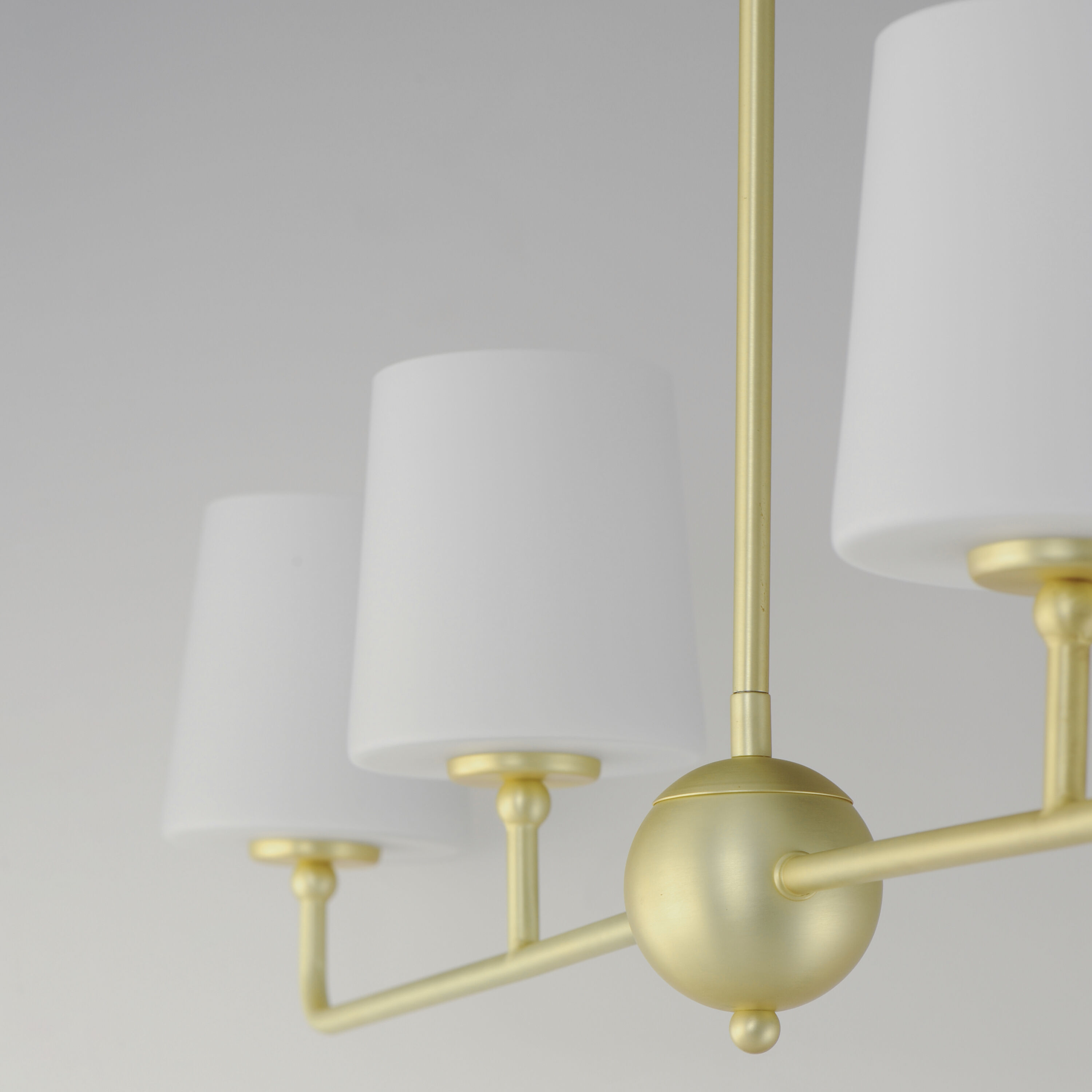 Bristol 4 Light 48 inch Satin Brass Linear Pendant Ceiling Light
