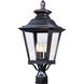 Knoxville 3 Light 23.5 inch Bronze Outdoor Pole/Post Mount