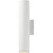 Caldera LED 15 inch White Outdoor Wall Mount