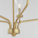 Camelot 5 Light 28.25 inch Natural Aged Brass Chandelier Ceiling Light