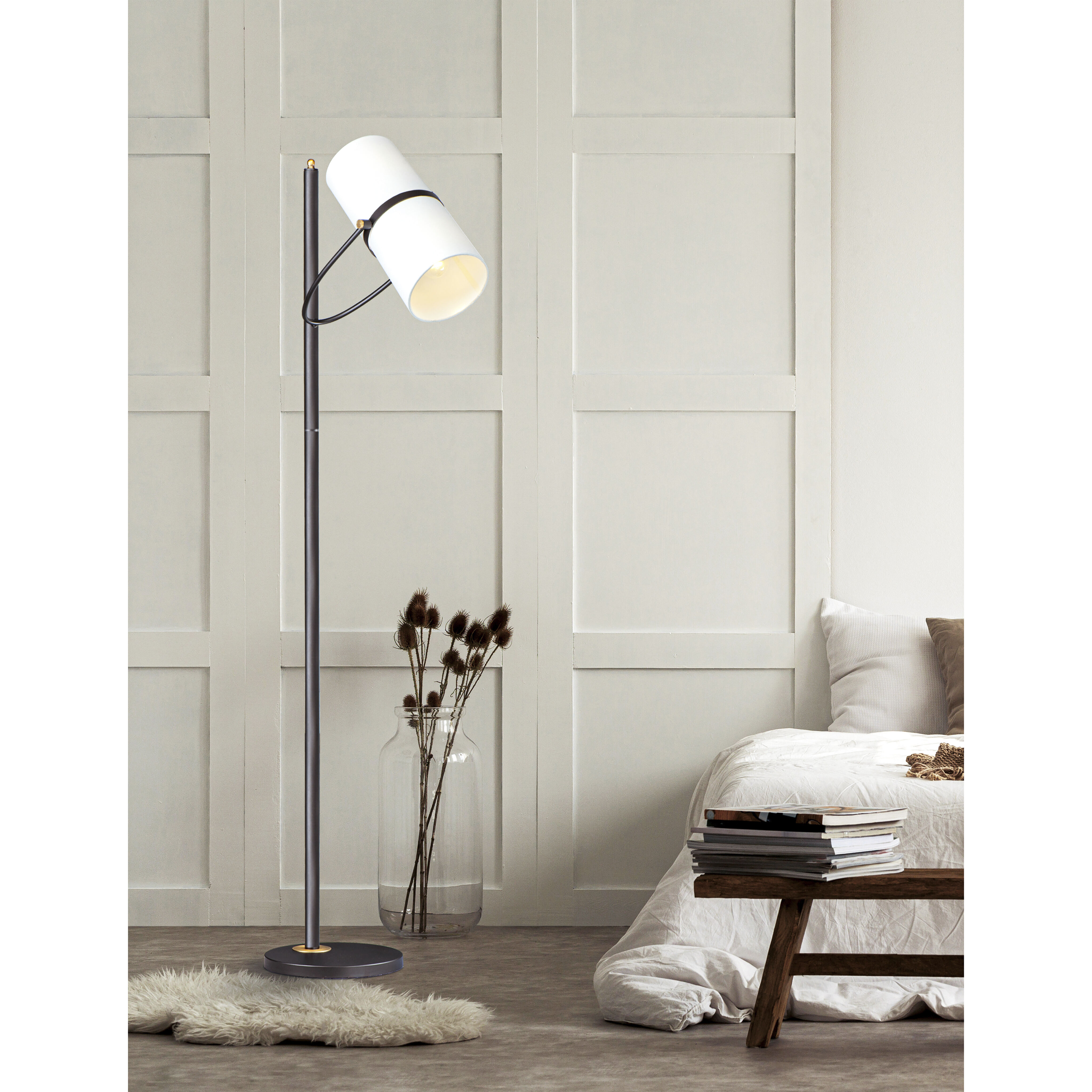 Antique bronze floor lamp on sale