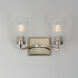 Rigata 2 Light 13.75 inch Satin Champagne Bath Vanity Wall Light