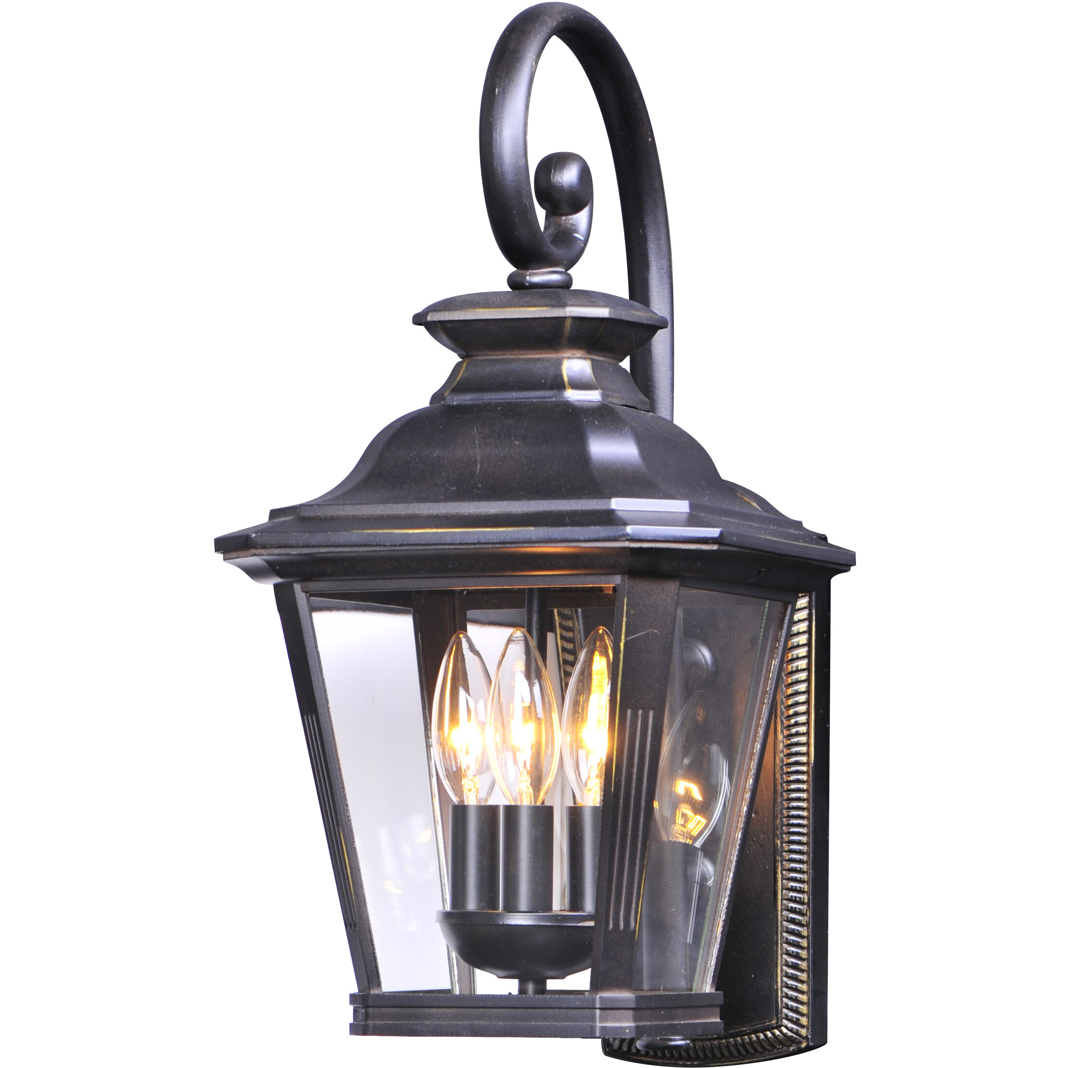 Knoxville 3 Light 19 inch Bronze Outdoor Wall Sconce