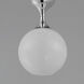 Neve 1 Light 9 inch Polished Chrome Semi-Flush Mount Ceiling Light