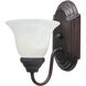Essentials - 801x 1 Light 6 inch Oil Rubbed Bronze Wall Sconce Wall Light in Marble