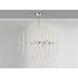 Divine 8 Light 23.5 inch Polished Nickel Chandelier Ceiling Light