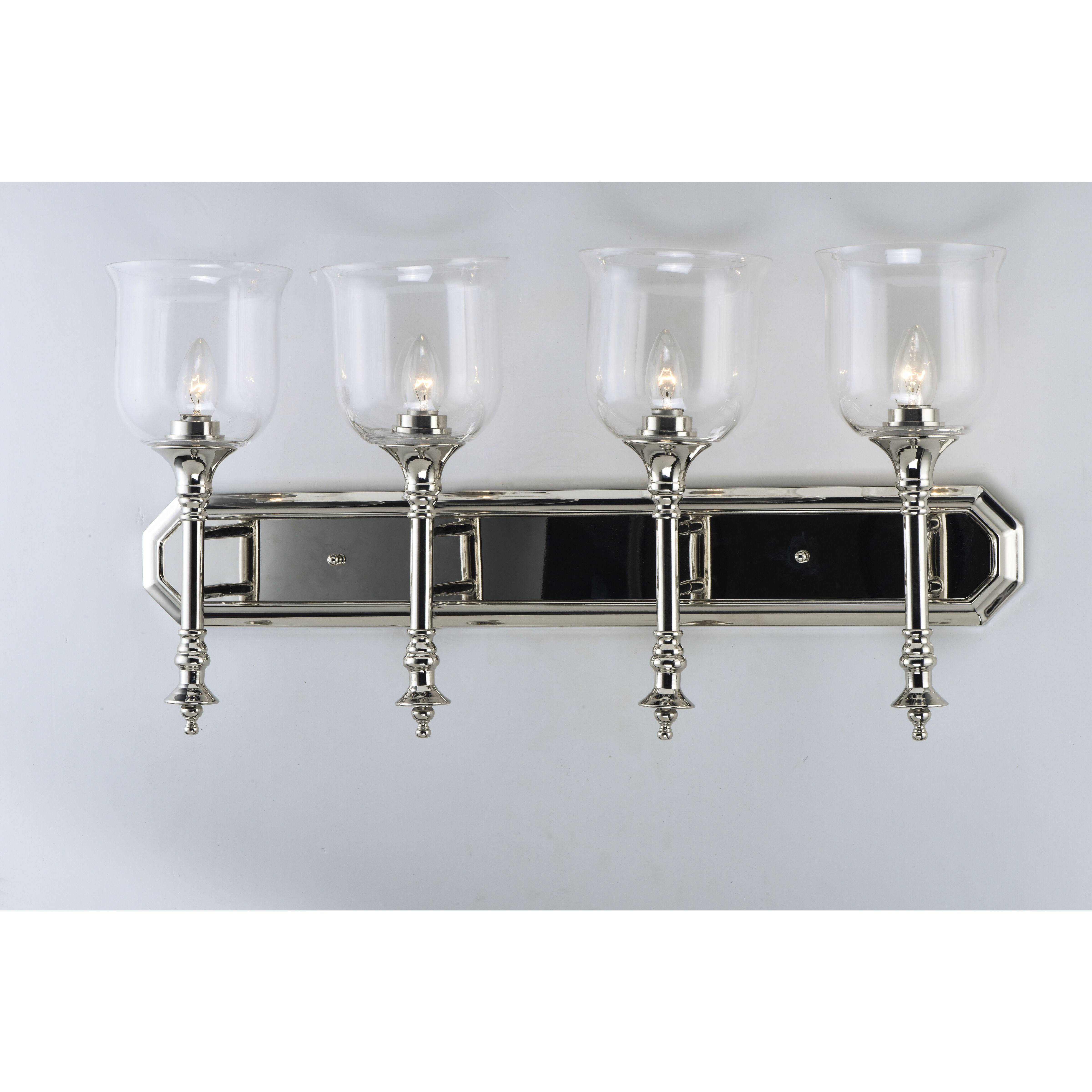 Centennial 4 Light 30 inch Polished Nickel Bath Vanity Wall Light