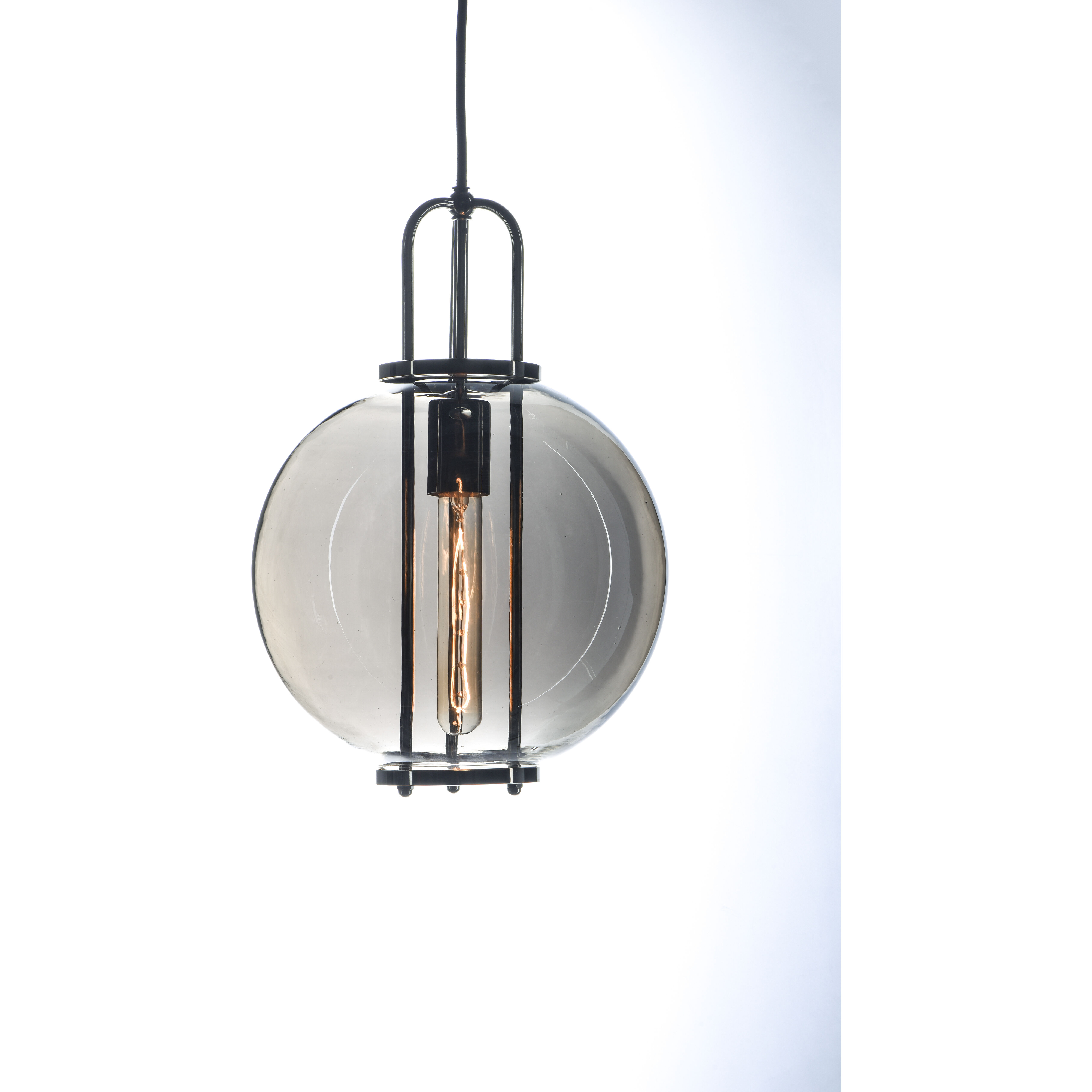 Minaret 1 Light 10.5 inch Polished Nickel Single Pendant Ceiling Light