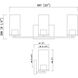 Livingston 3 Light 23 inch Satin Nickel Bath Vanity Wall Light