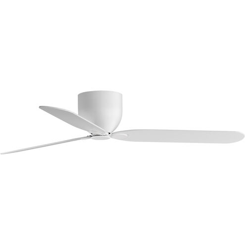 Lowell 52 inch Matte White Indoor Ceiling Fan, Outdoor Ceiling Fan