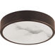 Slab LED 5.5 inch Dark Bronze Flush Mount Ceiling Light