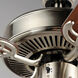 Basic-Max 52 inch Satin Nickel and Walnut and Pecan Indoor Ceiling Fan