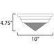 Hargreaves 1 Light 10 inch Polished Nickel Flush Mount Ceiling Light