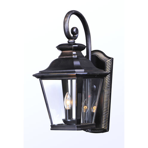 Knoxville 3 Light 19 inch Bronze Outdoor Wall Sconce