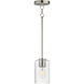 Livingston 1 Light 4.75 inch Satin Nickel Single Pendant Ceiling Light