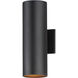Outpost LED 15 inch Black Outdoor Wall Mount