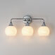 Neve 3 Light 22.5 inch Polished Chrome Bath Vanity Wall Light