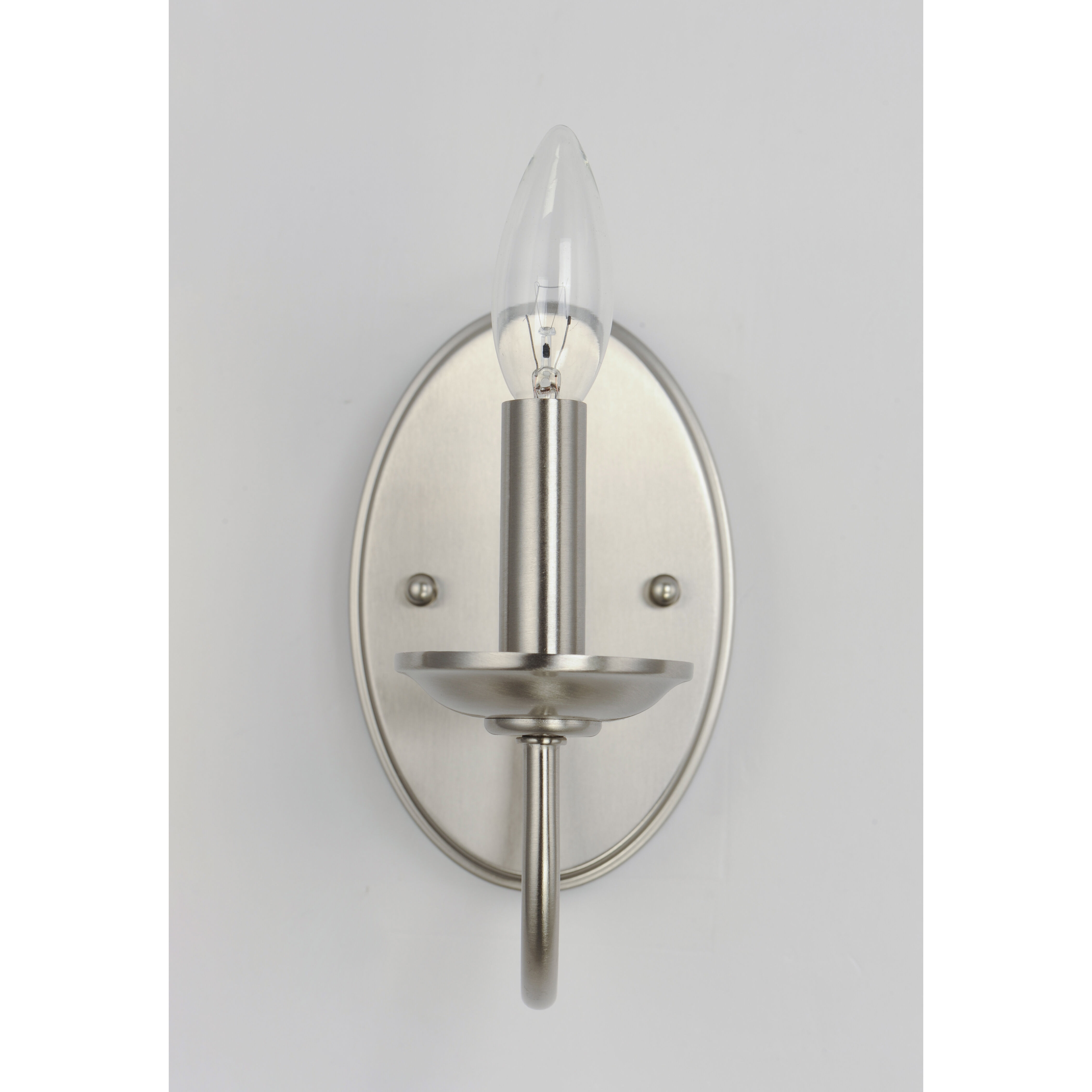 Logan 1 Light 5 inch Satin Nickel Wall Sconce Wall Light