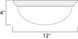 Essentials - 585x 1 Light 12 inch Satin Nickel Flush Mount Ceiling Light in Marble