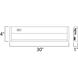 CounterMax MX-L120-DL 120 LED 30 inch Metallic Bronze Under Cabinet