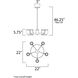 Avant 5 Light 22 inch Polished Chrome Single-Tier Chandelier Ceiling Light