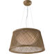 Bahama LED 20.25 inch Natural Outdoor Pendant