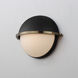 Duke 1 Light 9.5 inch Black and Weathered Brass Wall Sconce Wall Light