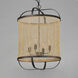 Cestino 4 Light 19 inch Antique Bronze Single Pendant Ceiling Light