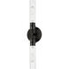 Equilibrium LED 6 inch Black Wall Sconce Wall Light