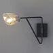 Keppe 1 Light Dark Bronze Wall Sconce Wall Light