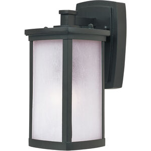 Terrace 1 Light 11 inch Bronze Outdoor Wall Mount in Frosted Seedy