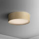 Prime LED 16 inch Flush Mount Ceiling Light in Grass Cloth