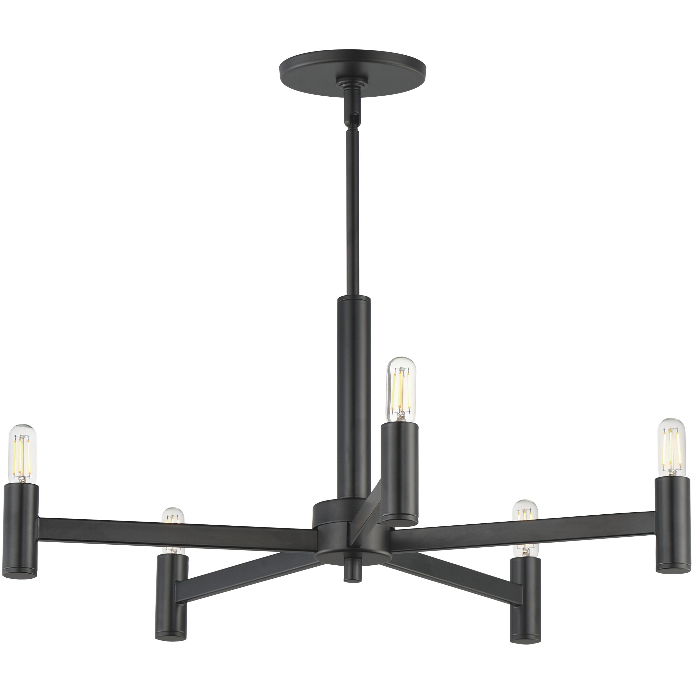 Emana 5 Light 24 inch Black Chandelier Ceiling Light