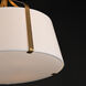Bandera 3 Light 20.75 inch Natural Aged Brass Multi-Light Pendant Ceiling Light
