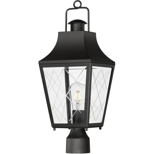 Storybook 1 Light 21.25 inch Black Outdoor Post Lantern